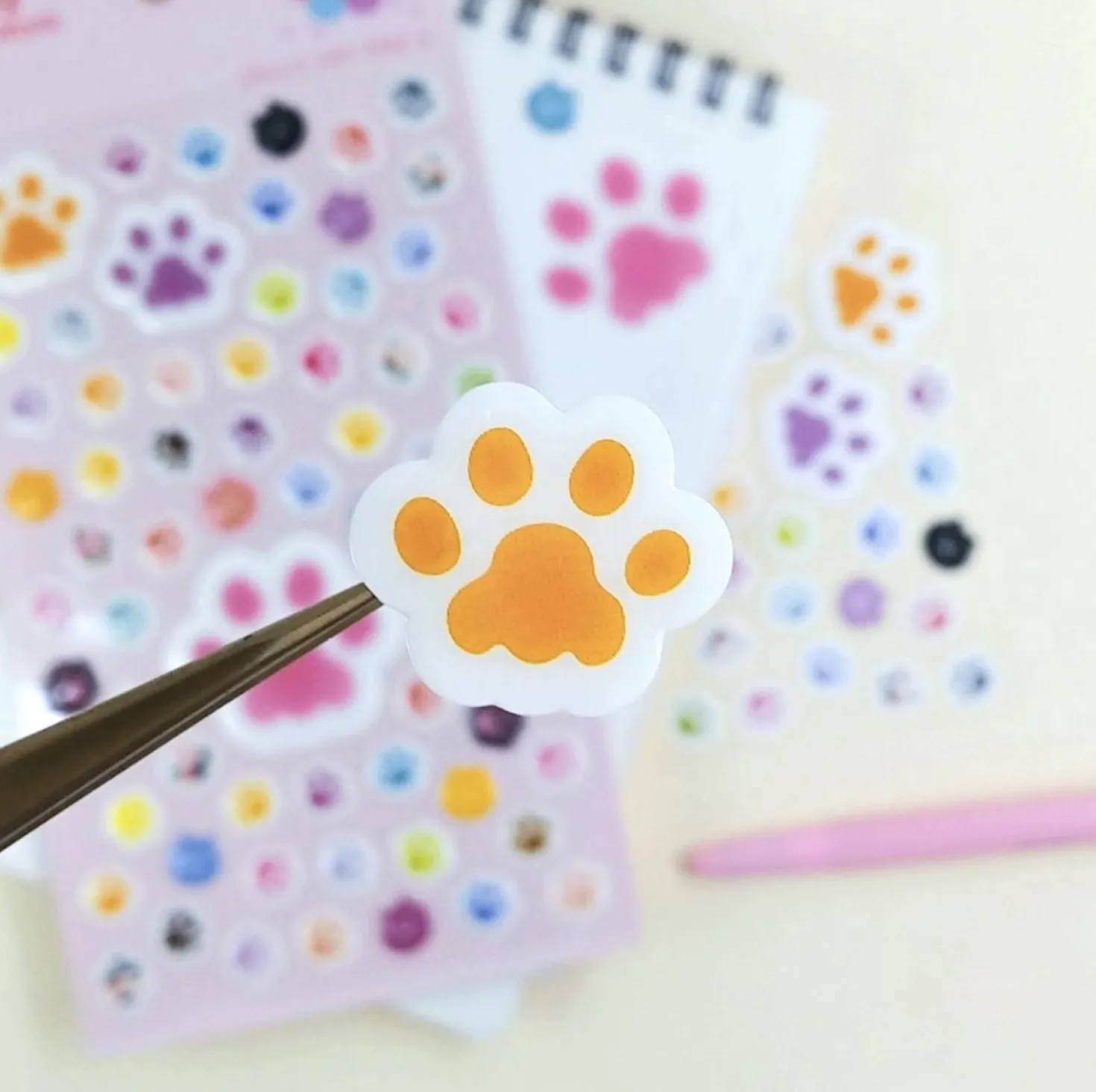 Jelly Cat Paw Puffy Sticker v2