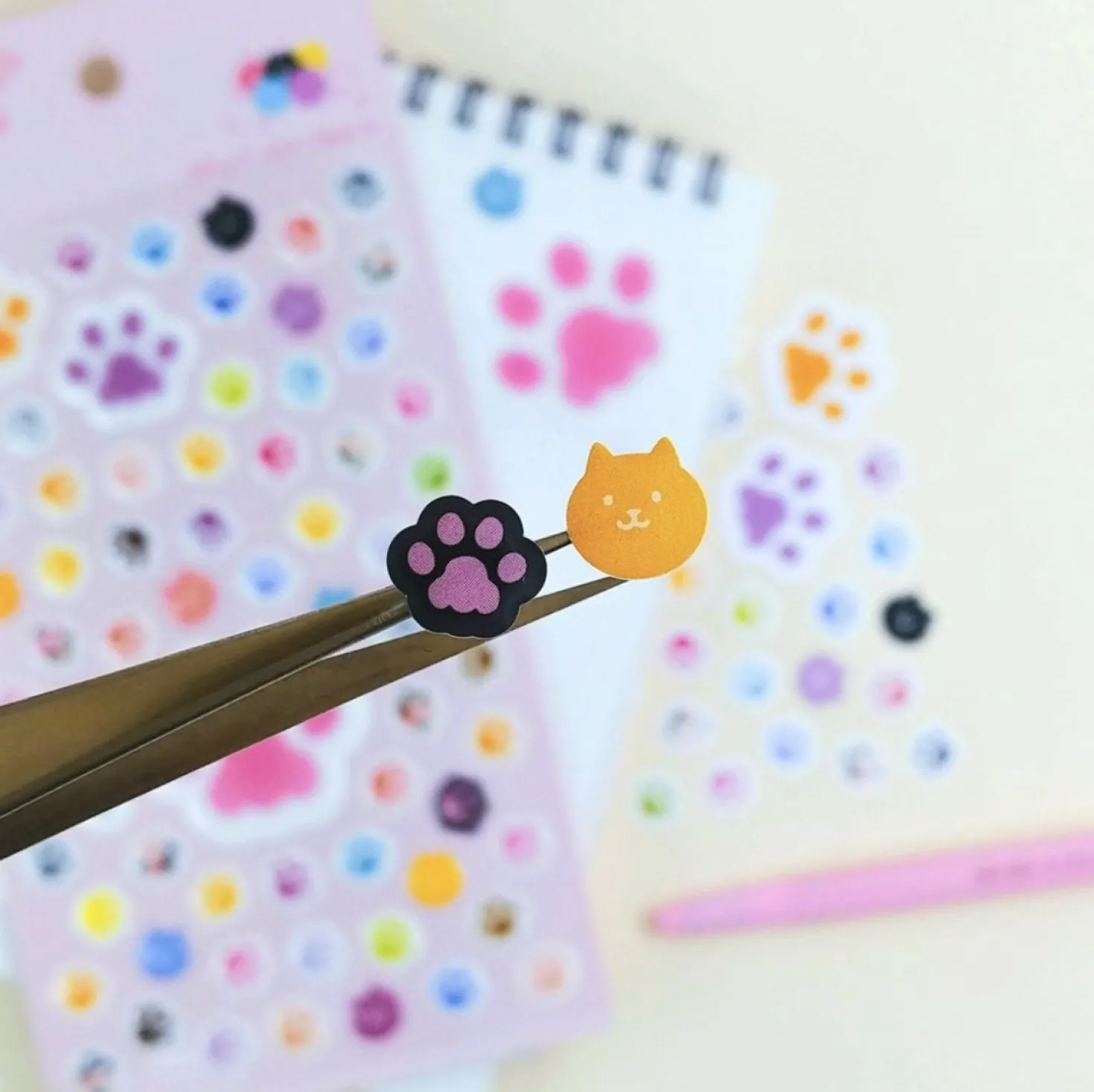 Jelly Cat Paw Puffy Sticker v2