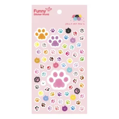 Jelly Cat Paw Puffy Sticker v2