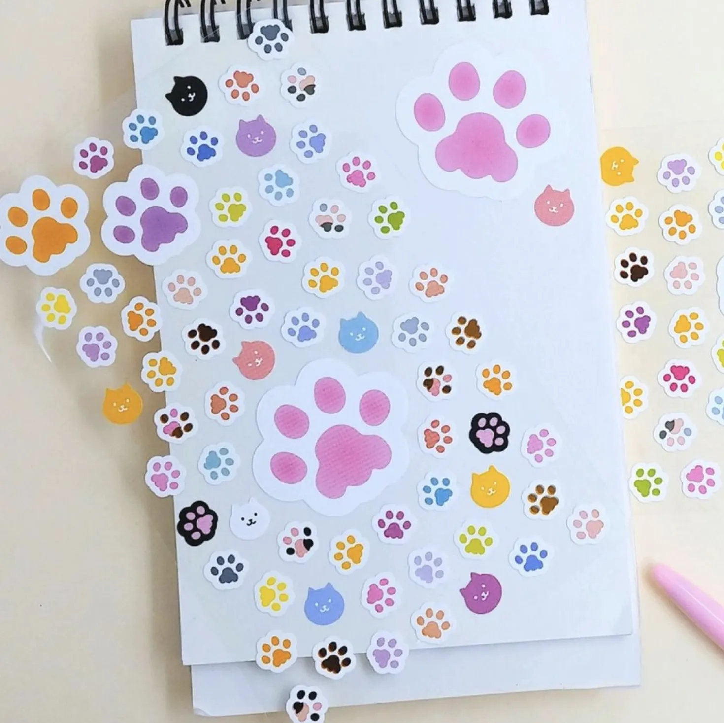 Jelly Cat Paw Puffy Sticker v2