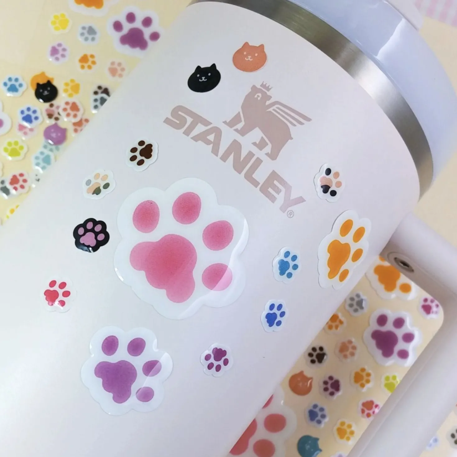 Jelly Cat Paw Puffy Sticker v2