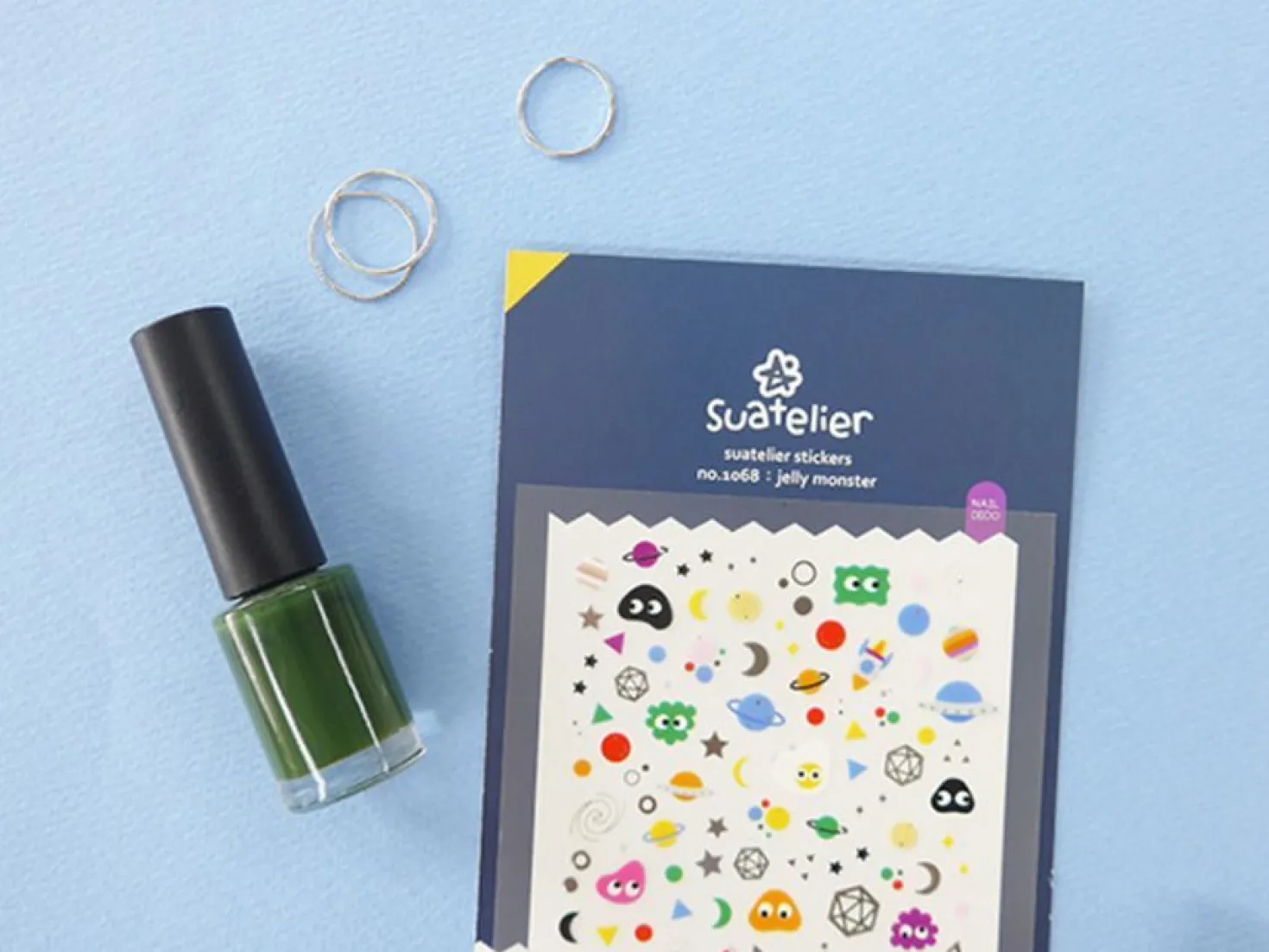 Jelly Monster Nail Deco Sticker