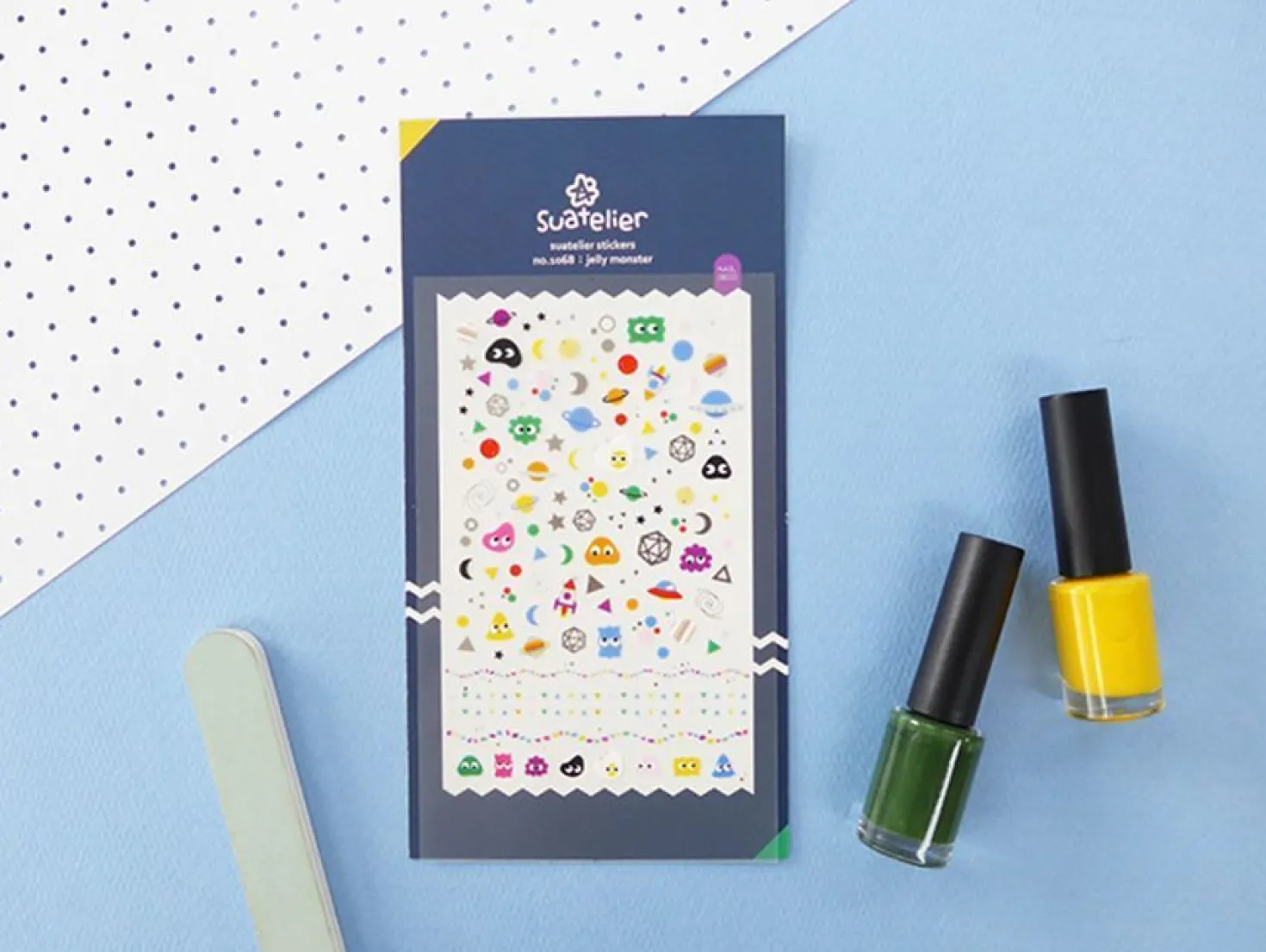Jelly Monster Nail Deco Sticker