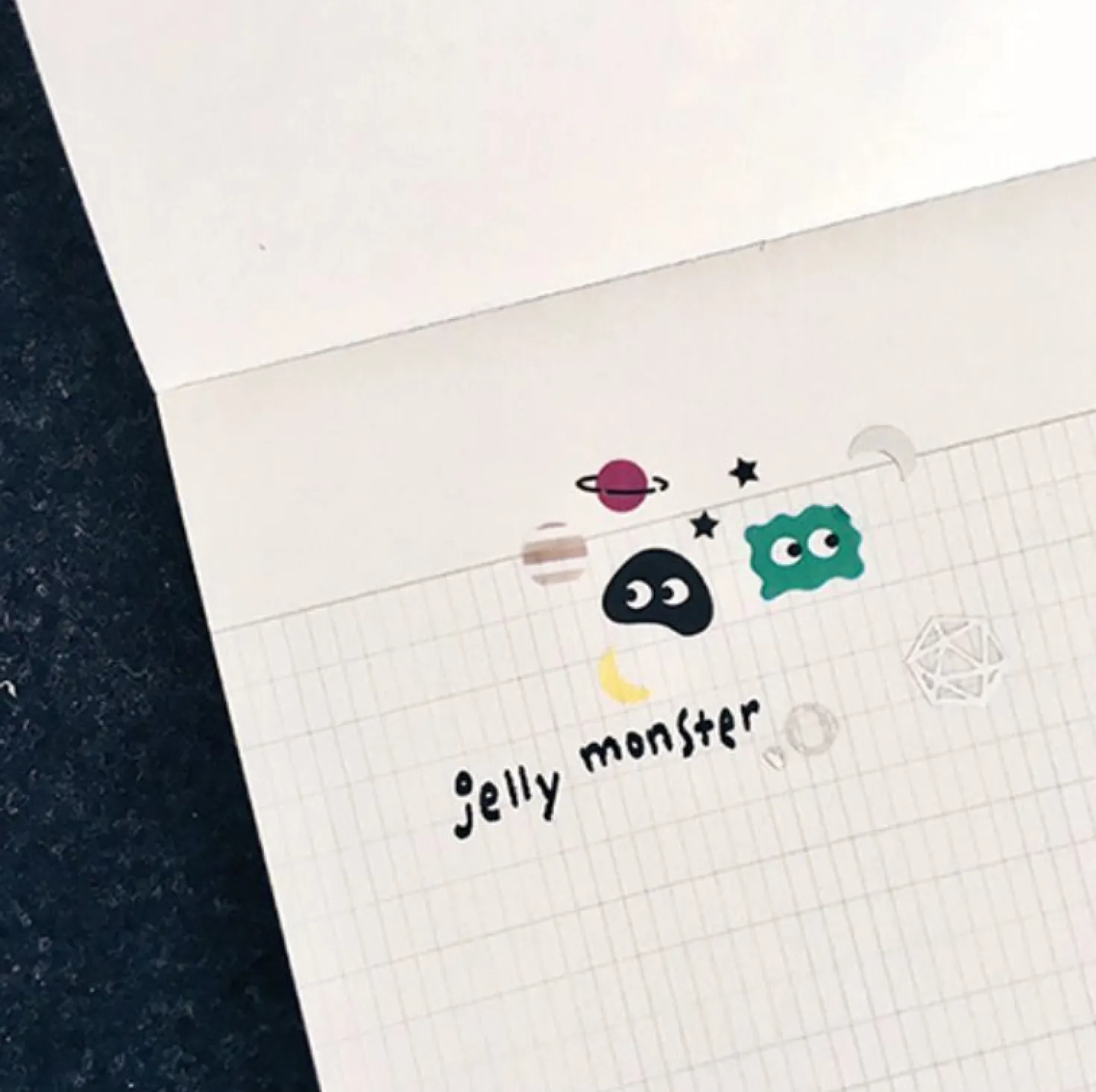Jelly Monster Nail Deco Sticker