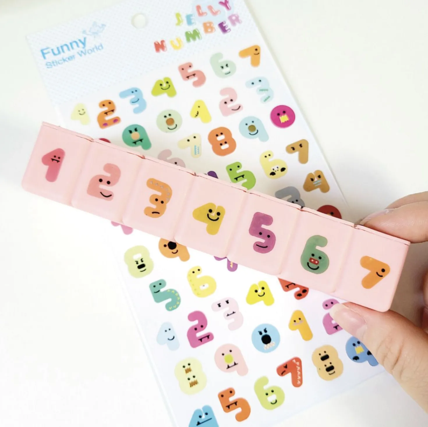 Jelly Number PVC Deco Sticker
