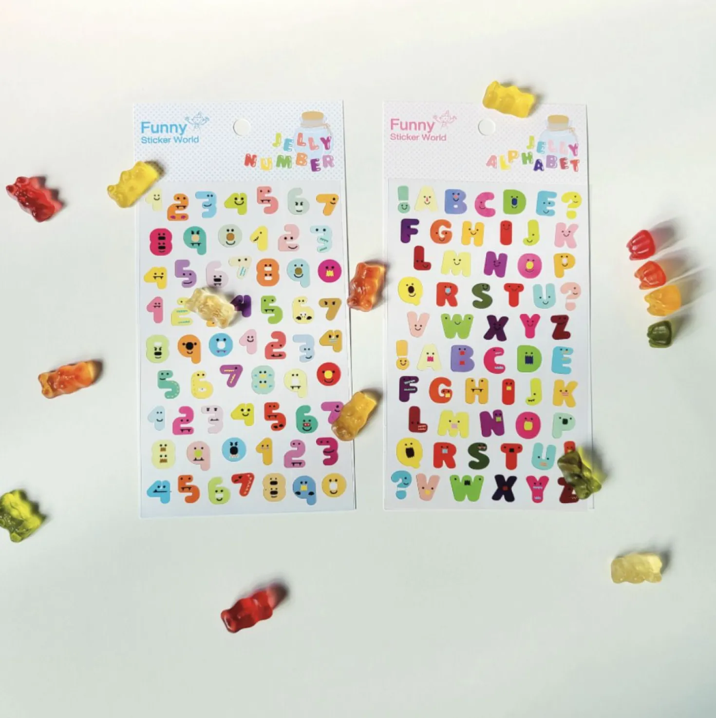 Jelly Number PVC Deco Sticker