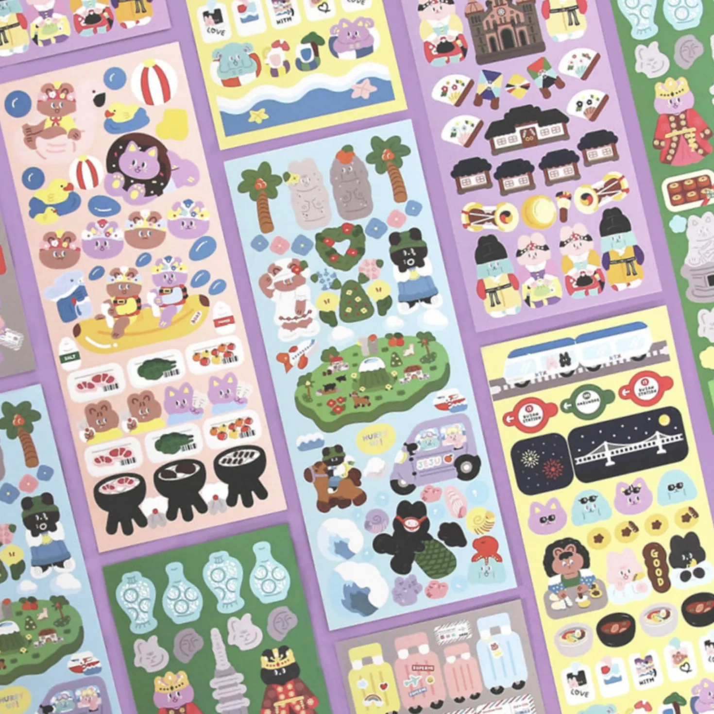 Juicy Bear Removable Slim Sticker v2