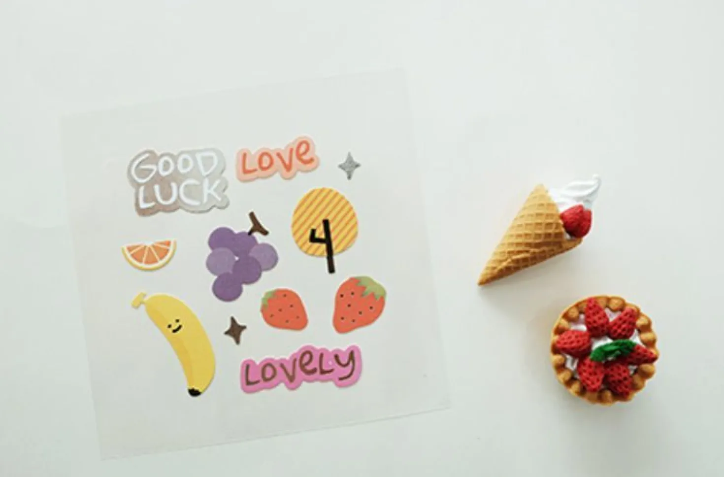 Juicy Fruit Deco Sticker Set