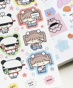 Kawaii Baseball Girls Sticker