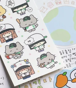 Kawaii Baseball Girls Sticker