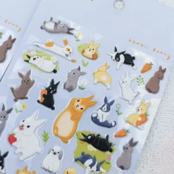 Kawaii Bunny Puffy Sticker