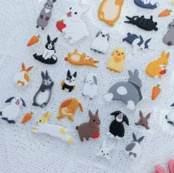 Kawaii Bunny Puffy Sticker