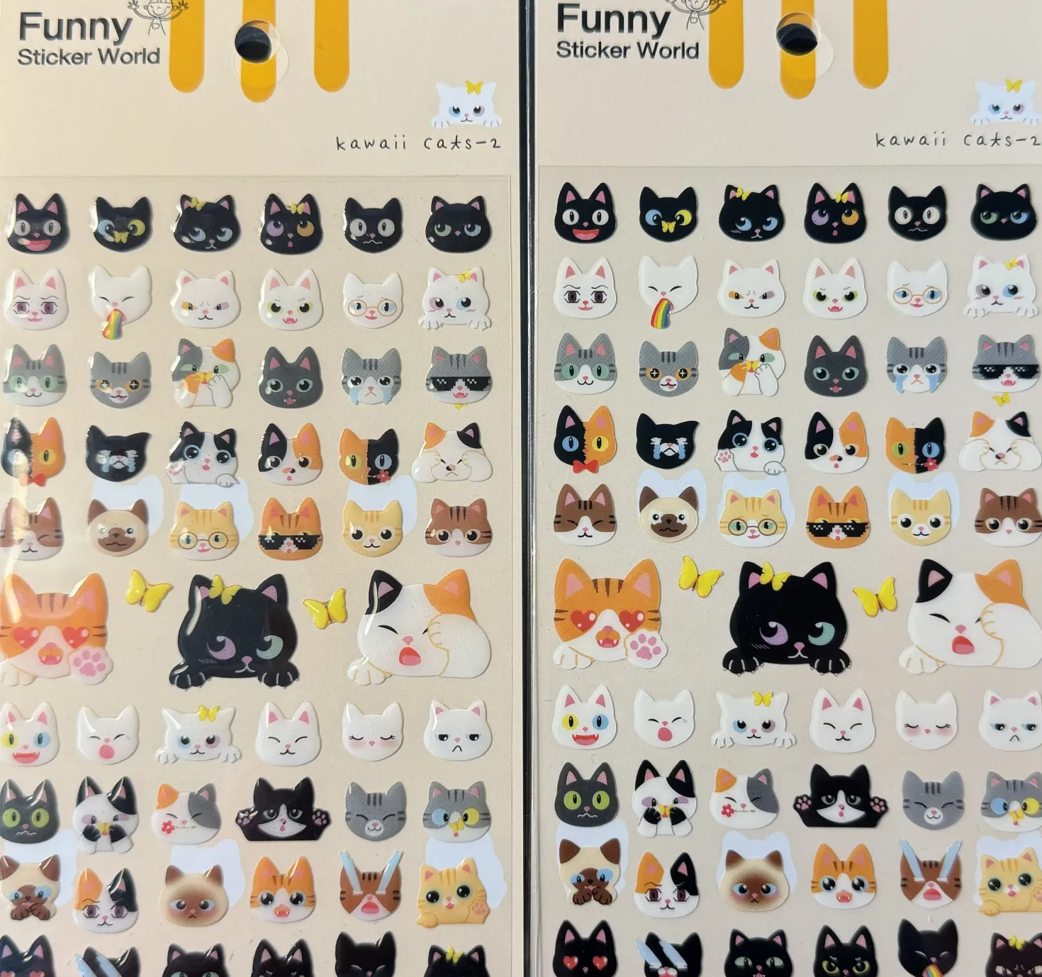 Kawaii Cats Emoji Sticker