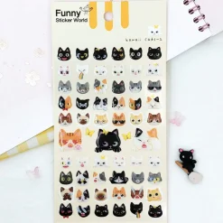 Kawaii Cats Emoji Sticker