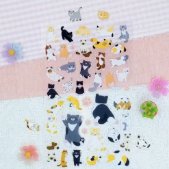 Kawaii Cats PVC Deco Sticker