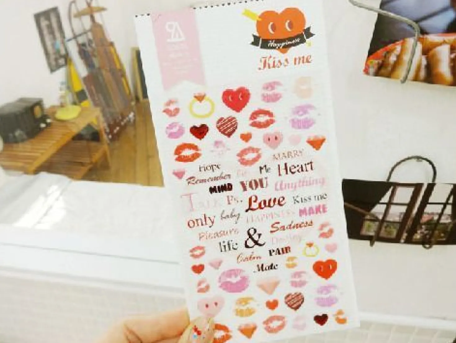 Kiss Me Deco Sticker
