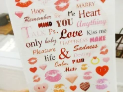 Kiss Me Deco Sticker