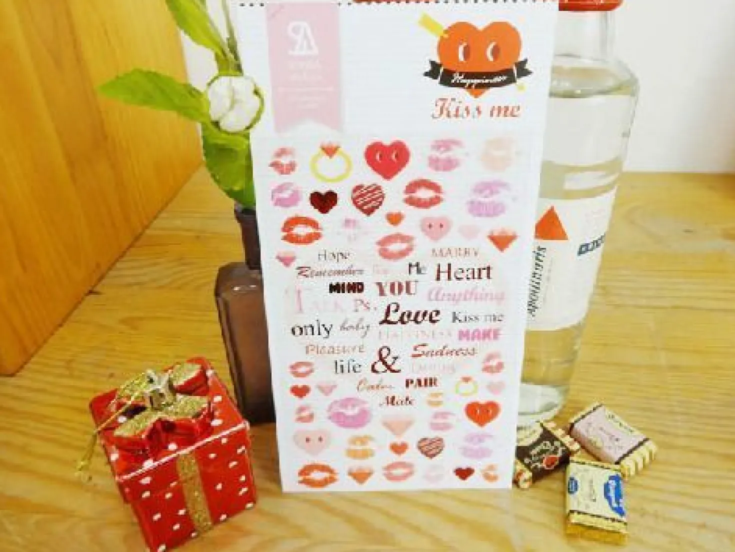 Kiss Me Deco Sticker