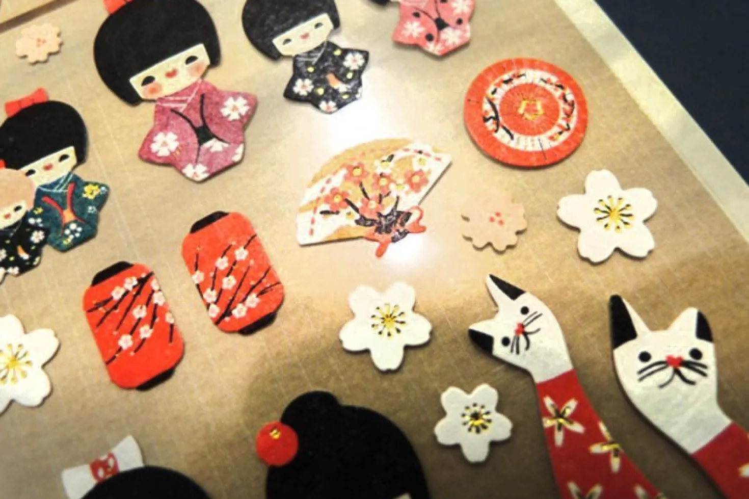 Kokeshi Deco Sticker