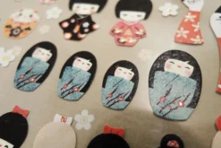 Kokeshi Deco Sticker