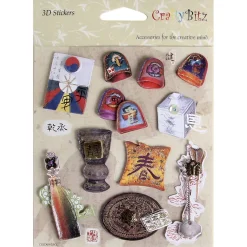 Korean Traditional 3D Deco Sticker