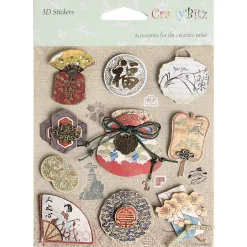 Korean Traditional 3D Deco Sticker