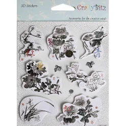 Korean Traditional 3D Deco Sticker