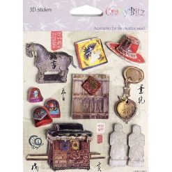 Korean Traditional 3D Deco Sticker