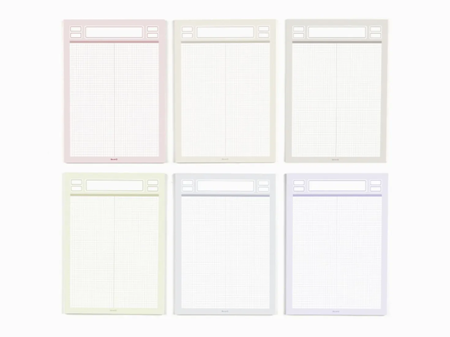 Label B5 Grid Notepad v2