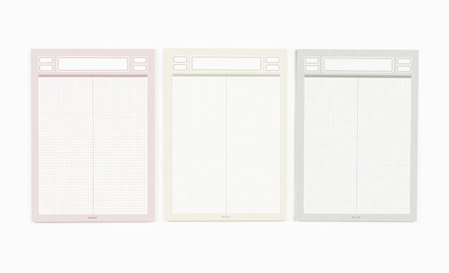 Label B5 Grid Notepad v2