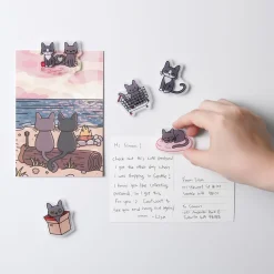 Lana & Tuxedo Cat Acrylic Magnet