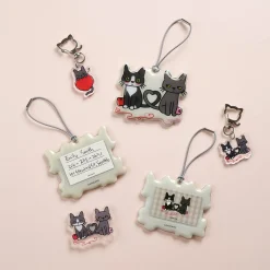 Lana & Tuxedo Cat Acrylic Magnet
