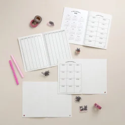 2026 Lana & Tuxedo Cat Monthly Planner