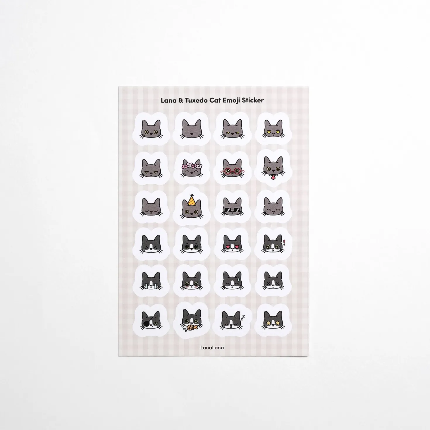 Lana & Tuxedo Cat Sticker