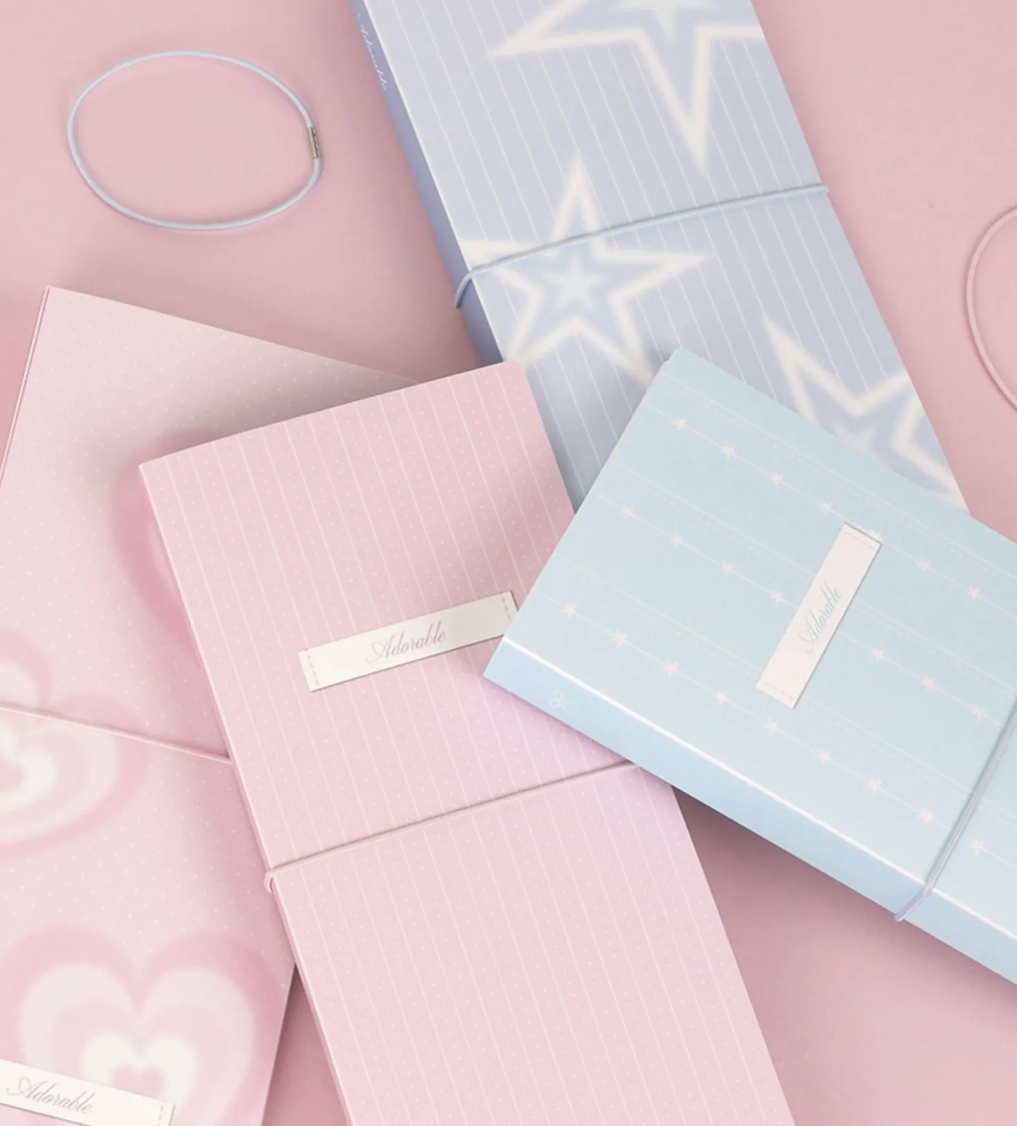 Large Adorable Kiss Cut Tape Binder