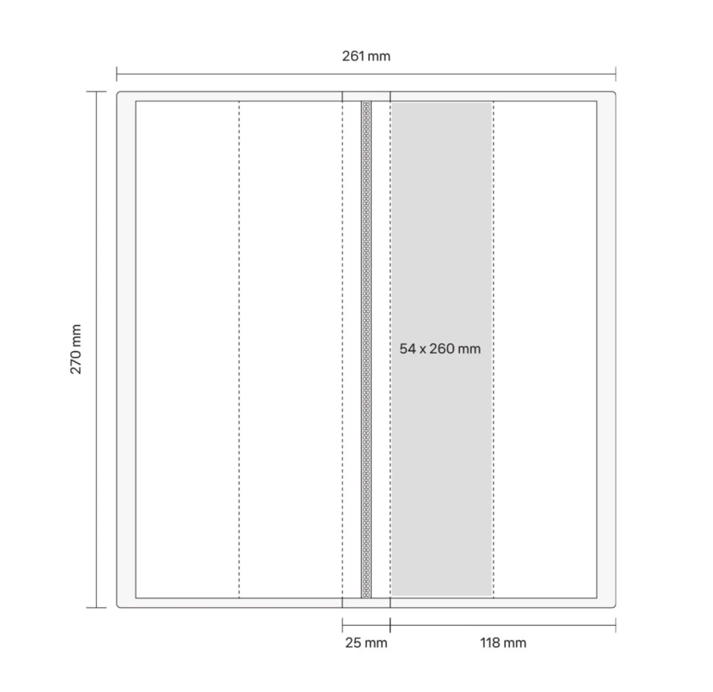 Large Adorable Kiss Cut Tape Binder