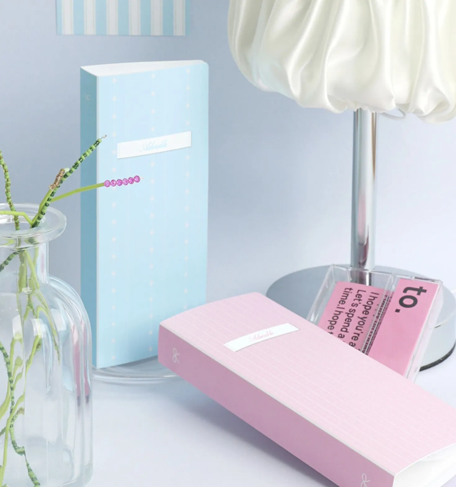 Large Adorable Kiss Cut Tape Binder