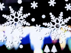 Large A4 Snowflake Felt Deco Sticker