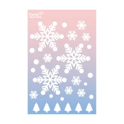 Large A4 Snowflake Felt Deco Sticker