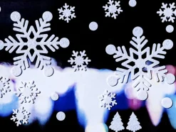Large A4 Snowflake Felt Deco Sticker