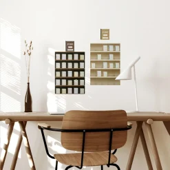 Large Bookshelf Poster & Sticker Set