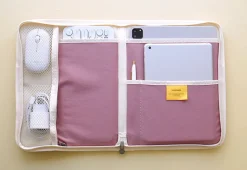 Large Canvas Tablet Pouch