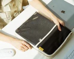 Large Canvas Tablet Pouch