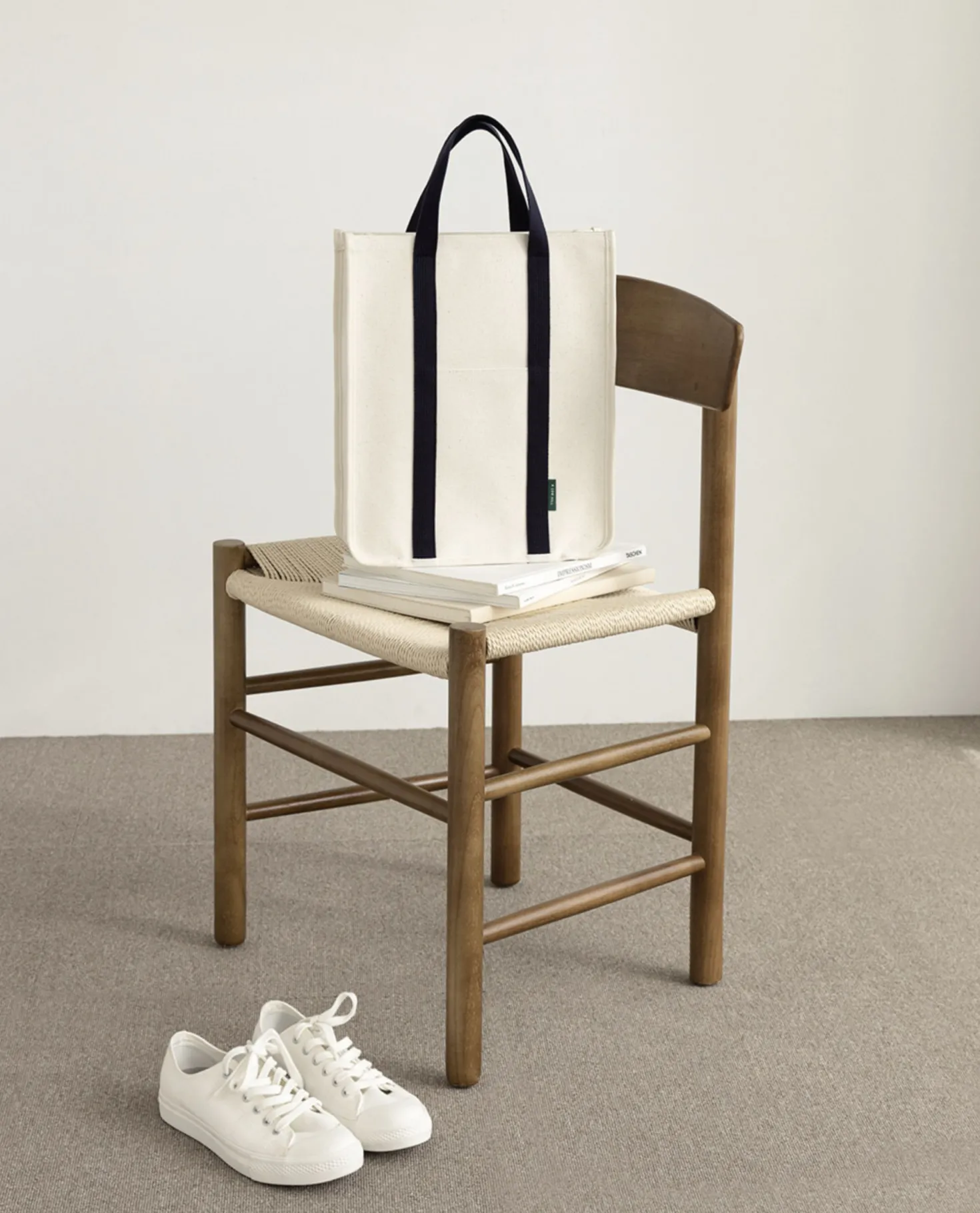 Large Classic Canvas Tote & Sleeve Set