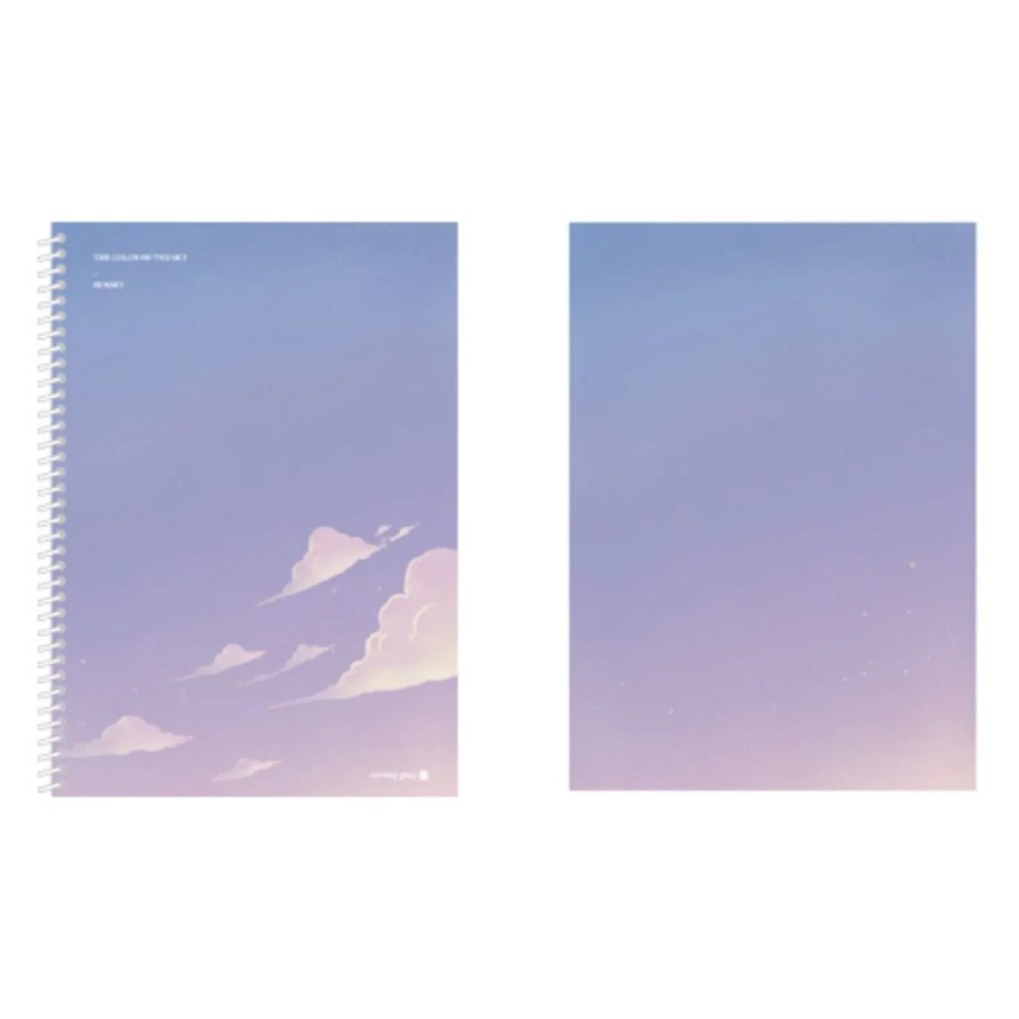 Large Cloud Spiral Lined Notebook