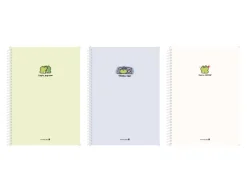 Large Frog Spiral Lined Notebook