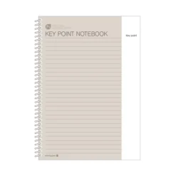 Large Key Point Spiral Lined Notebook