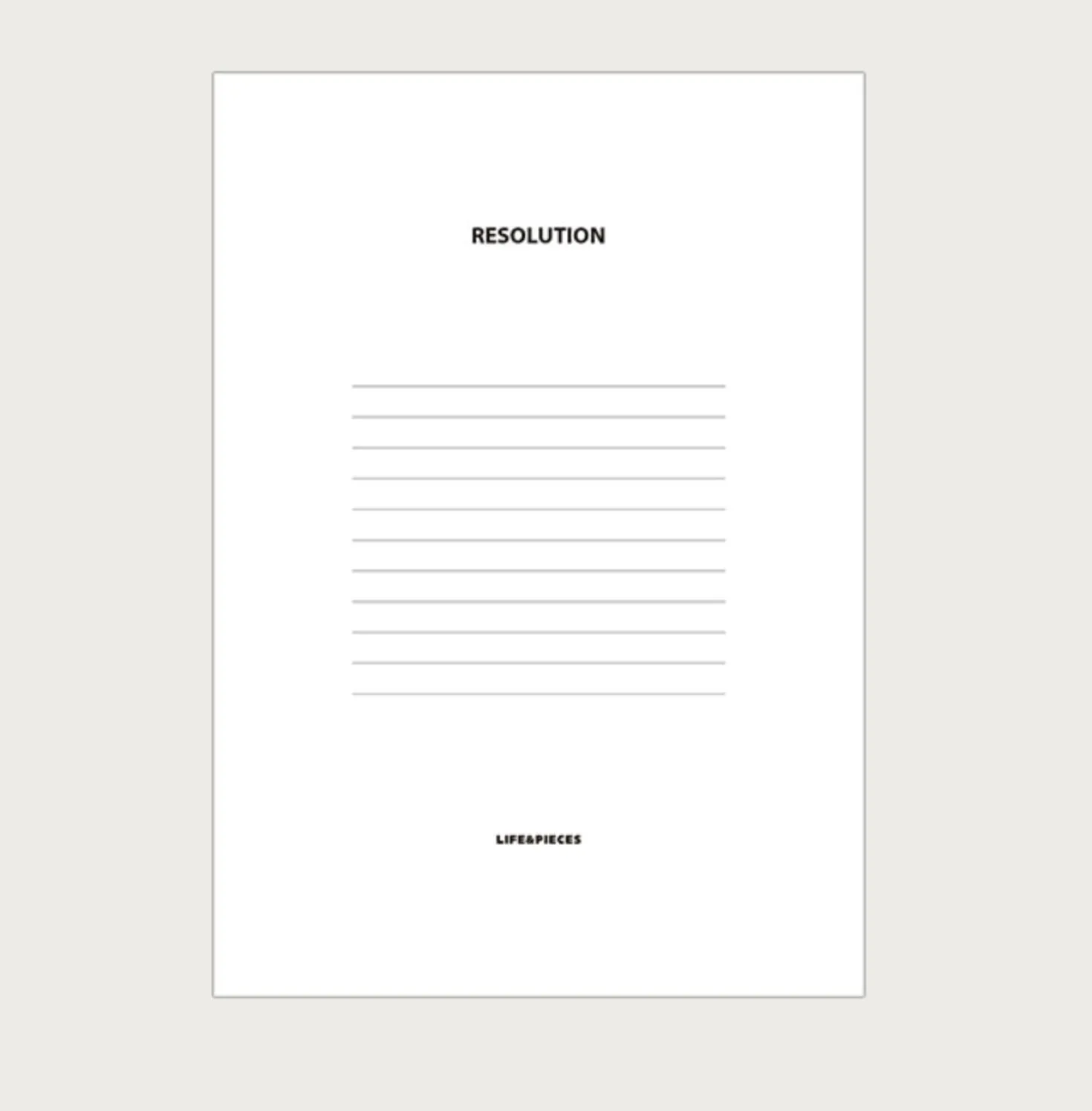 Large Life & Pieces Notebook v3