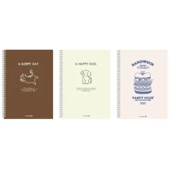 Large Muje A Spiral Lined Notebook