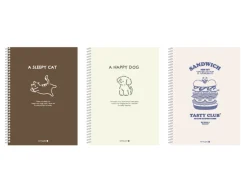 Large Muje A Spiral Lined Notebook